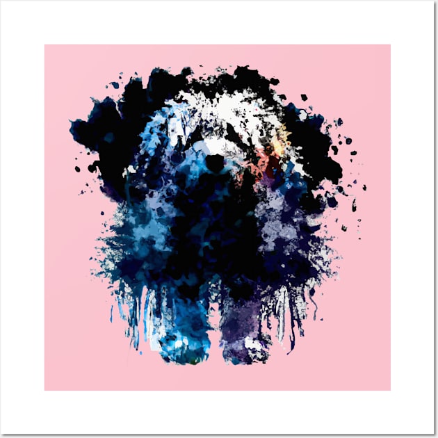 Havanese Cuban Bichon Stencil Art Wall Art by Furrban